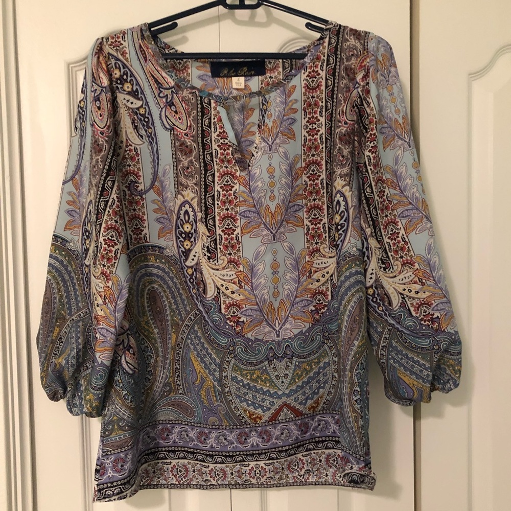 Paisley print blouse